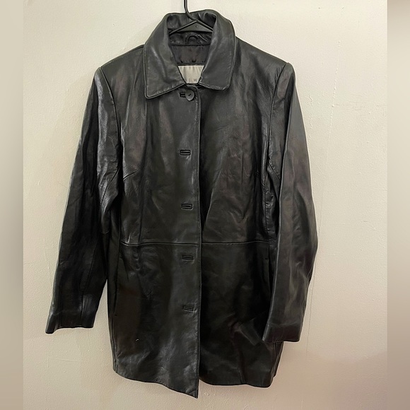 Nine West Jackets & Blazers - Nine west 90s vintage leather jacket